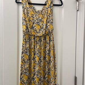 Kaileigh Yellow Floral Dress
